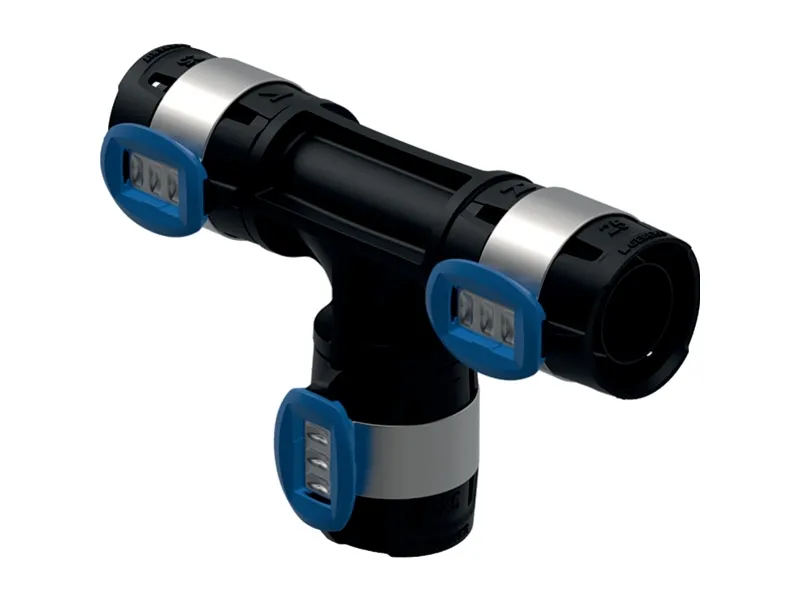 Geberit FlowFit T-stykke lige: PPSU, d=25mm