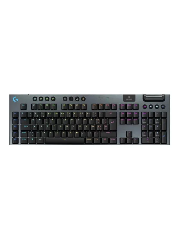 Logitech G915 X - Tactile - 100% (full størrelse - standard) - Gamingtastatur - Sveitsisk - Svart