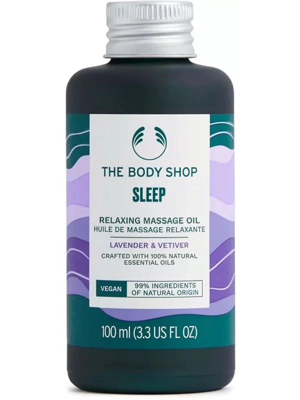 The Body Shop Lavender & Vetiver Sleep Relaxing Massage Oil 100 ml