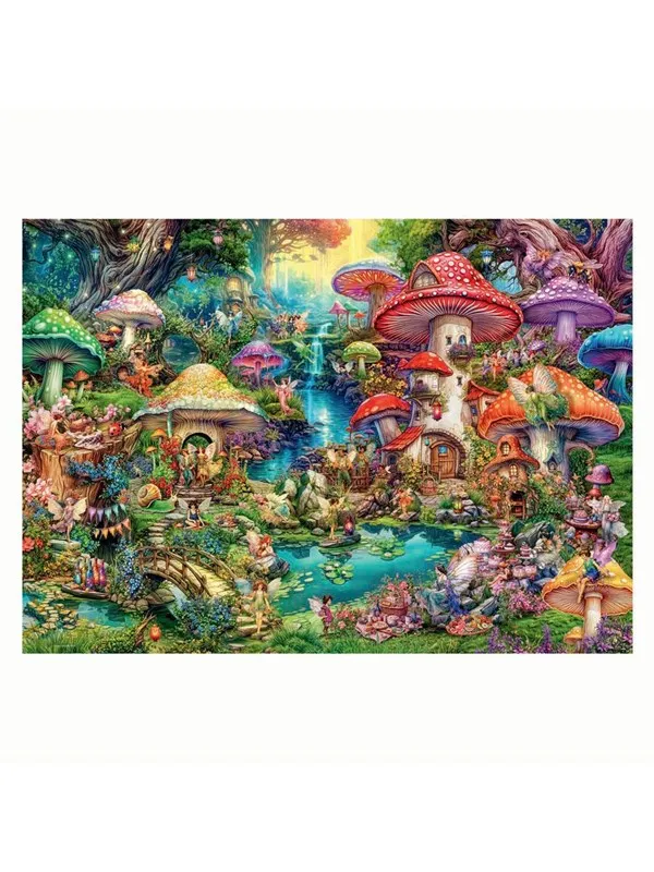 Ravensburger Jigsaw puzzle Merry Mushroom Village 1000 pcs. Gulv