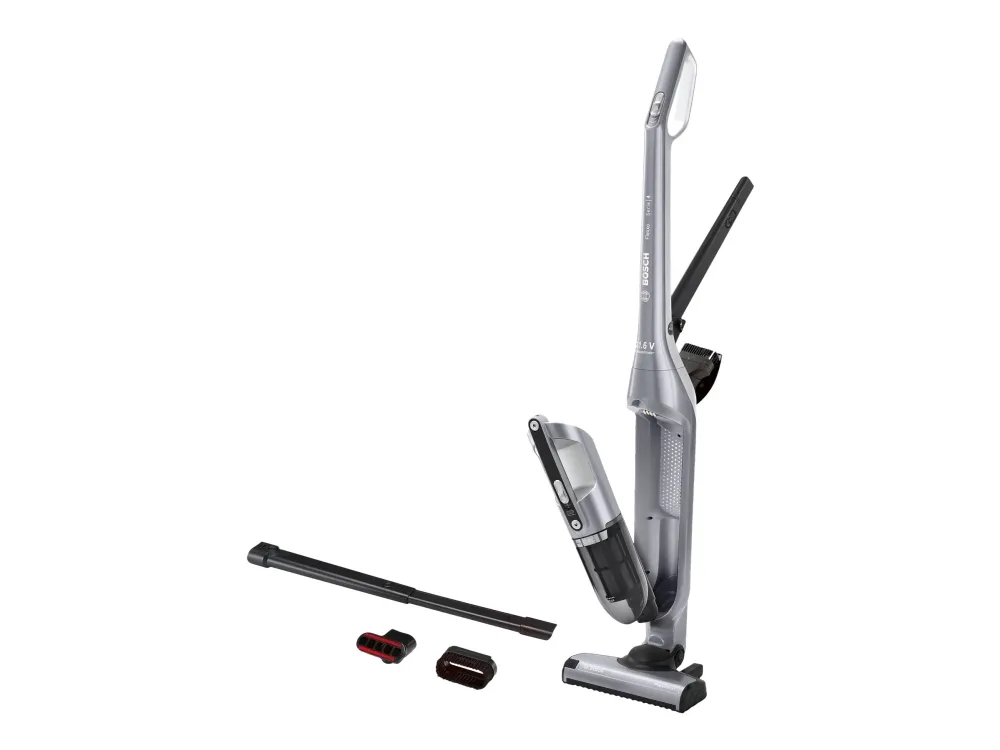 Bosch Flexxo Serie | 4 BCH3P210 - Støvsuger - pinne/håndholdt (2-i-1) - uten pose - uten kabel - sølv