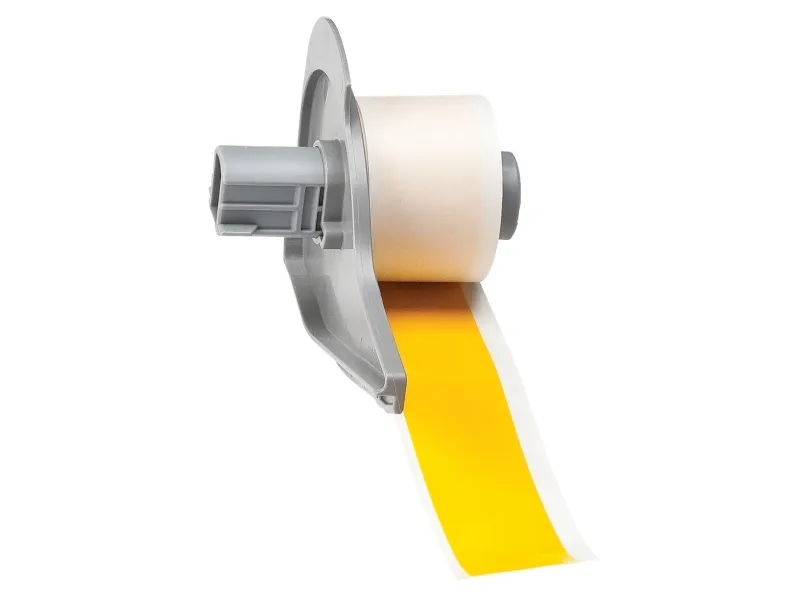 Brady M7C-1000-595-YL, Gult, Permanent akryl, Kontinuerlig etikett, 0,102 mm, Trermisk overføring, Vinyl