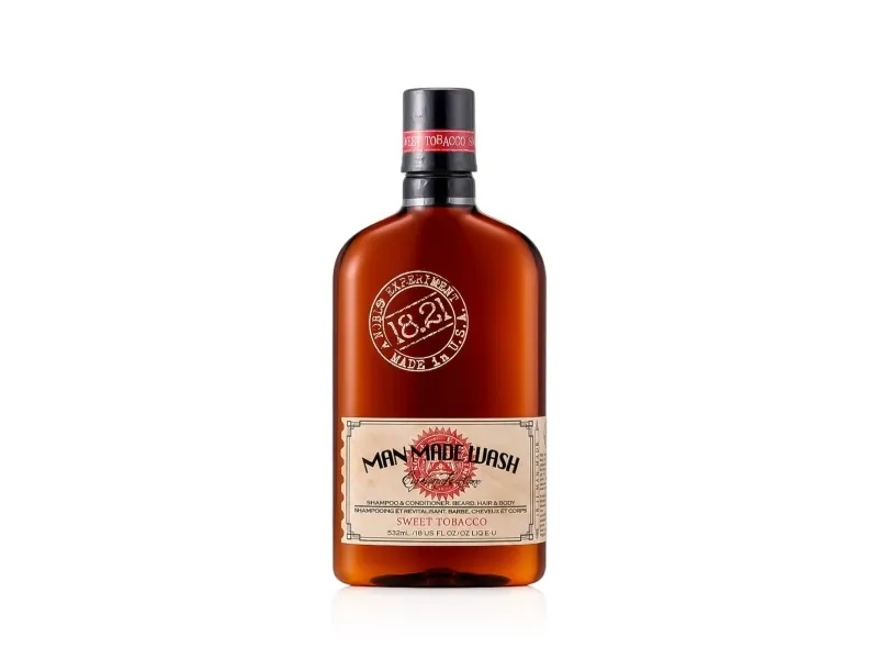 Baylis & Harding 18.21 Man Made Wash Sweet Tobacco multifunksjonelt produkt for menn 3-i-1: sjampo, balsam og kroppsvask i ett, 530 ml