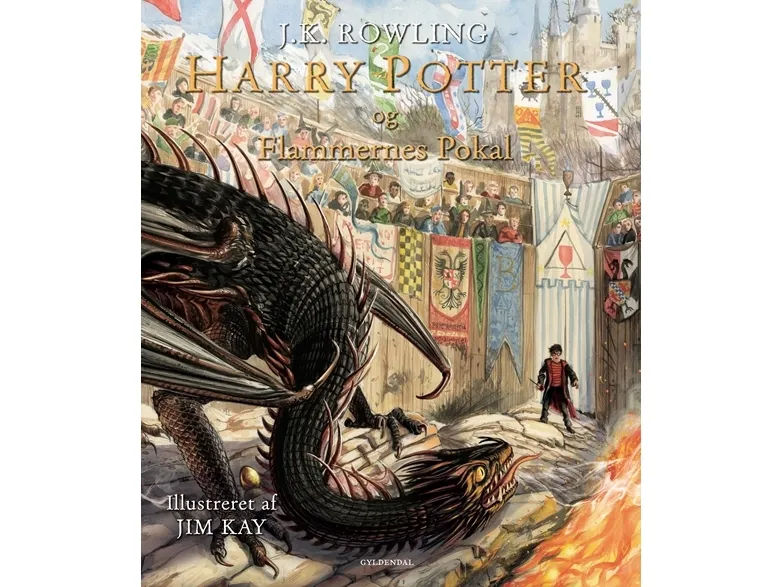 Harry Potter 4 - Harry Potter og Ildbegeret - illustrert | J. K. Rowling | Språk: Dansk