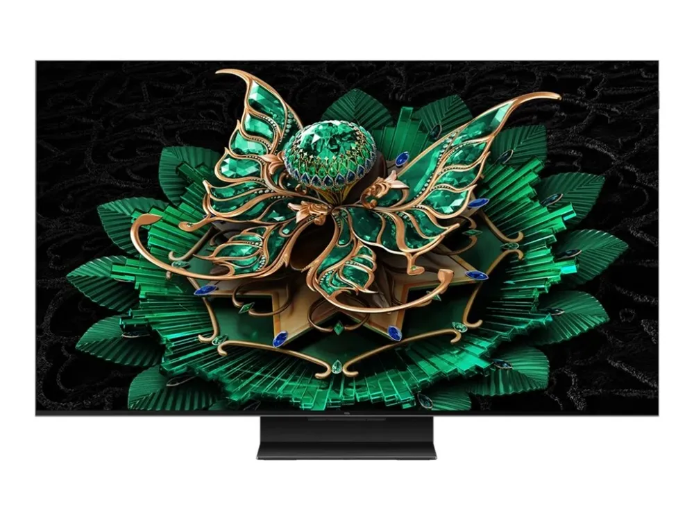 TCL 50C7K - 50 Diagonalklasse (49.5 synlig) - C7K Series LED-bakgrunnsbelyst LCD TV - QLED - Smart TV - Google TV - 4K UHD (2160p) 3840 x 2160 - HDR - Mini-LED, Quantum Dot Pro - børstet aluminium