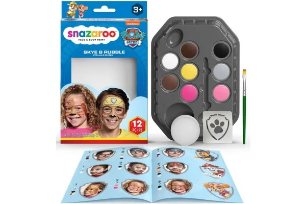 Paw Patrol Sky & Rubble sminkefarge-sett