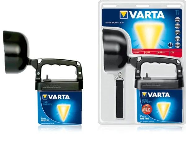Varta 18660101421, Lommelykt, Svart, Blå, LED, 4 W, 190 lm, 430 m