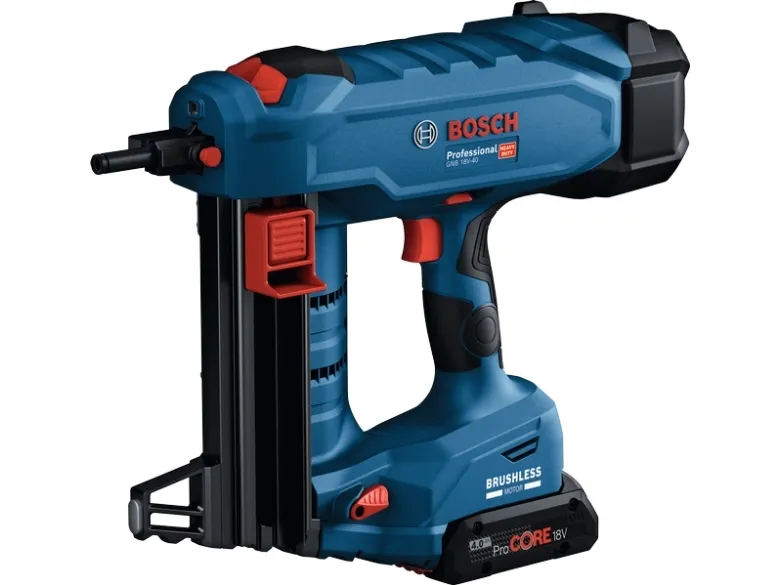 Bosch GNB 18V-40 Professional, Spikerpistol, Strakt magasin, Sort, Blå, 1,3 cm, 4 cm, 96 dB - SOLO
