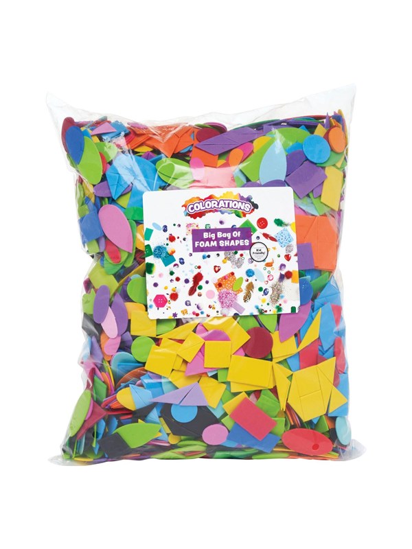 Colorations - Foam Shapes in Bag 4475pcs.