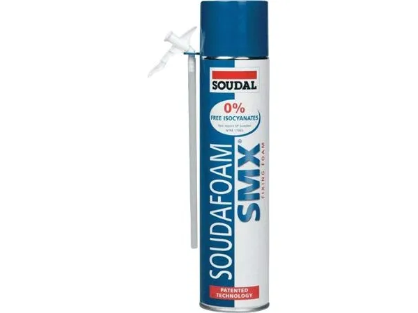 SOUDAL Soudafoam SMX®, ekspansions-skum 500ml, ekspanderende skum, isocyanat fri, hærder ved optagelse af fugt