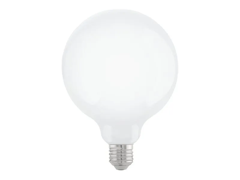 EGLO E27 LED G125 opal globepære med varmt hvidt lys