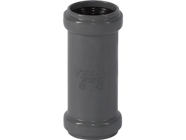 32 mm dobbelt muffe grå