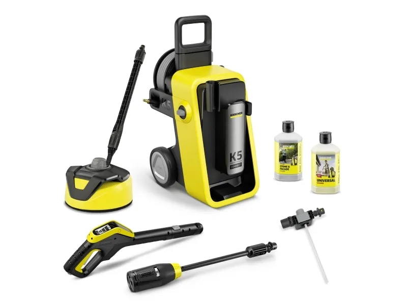 Kärcher K 5 Comfort Premium Connect Home, Rett opp, 5 m, Gult, Aluminium, 500 l/t, 145 stang
