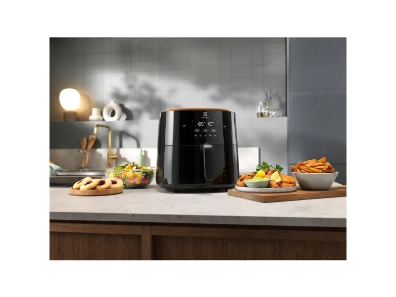 Electrolux EAF5B, Varmluftsfrityr, 5 l, 2,3 kg, 60 °C, 200 °C, 90 min
