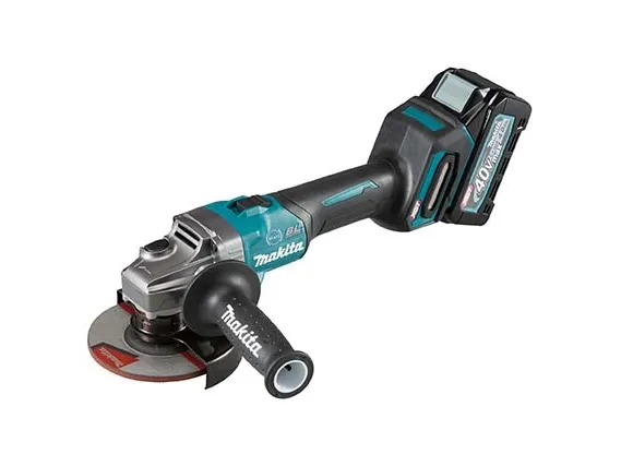 Makita GA005GM201, 8500 RPM, 12,5 cm, Batteri, 4 Ah, 3,6 kg, Børsteløs motor