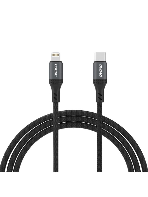 Dudao L3CL USB-C - Lightning 30W 2m Braided Cable - Black