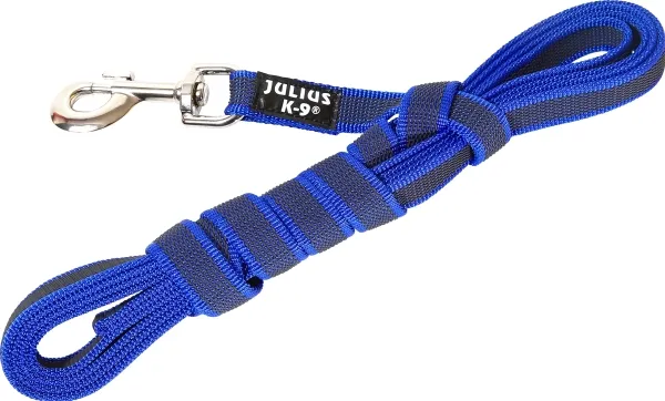 Julius-K9 K9 C&G line, blå/grå 20mm/5m m/håndt