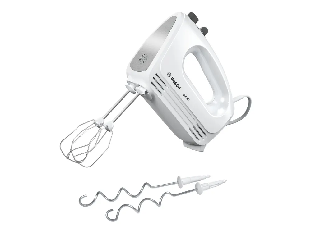 Bosch CleverMixx MFQ24200 - Håndmikser - 400 W - hvit/sølv
