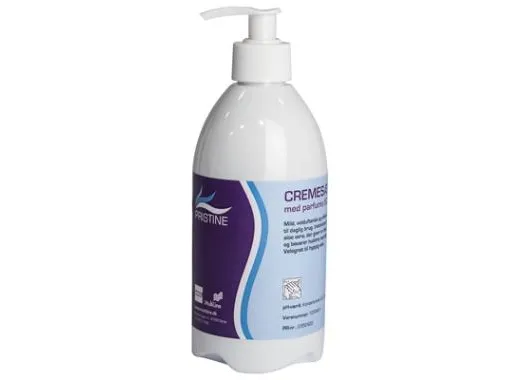 Cremesæbe Pristine Svanemærket med Parfume uden Parabener med pumpe 500 ml,500 ml/fl