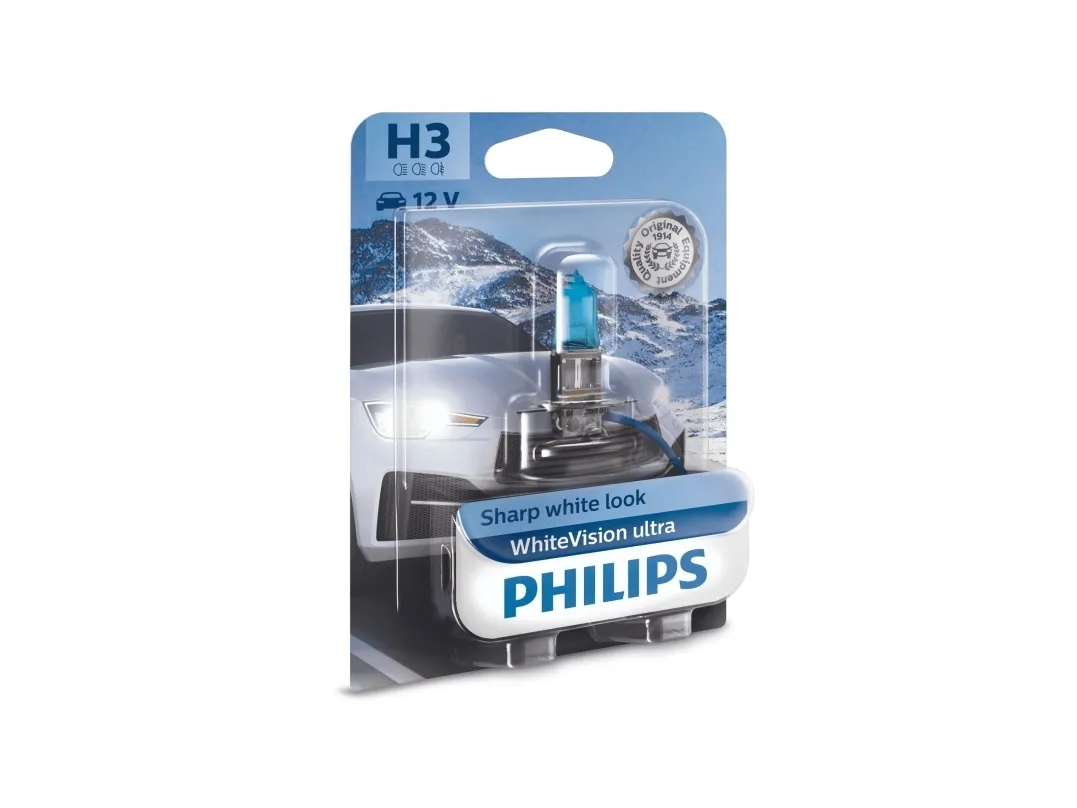 Philips WhiteVision Ultra H3 55W 12V - 1 stk.