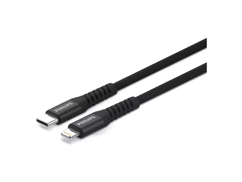 Philips USB kabel til Apple 2m USB-C til Lightning