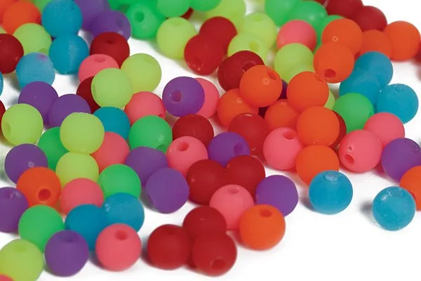 Pearl`n fun matt 6 mm ass farger 500 g pose