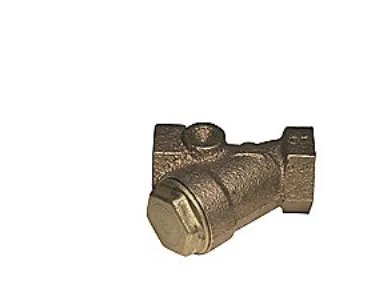 3/4 Snavssamler i rødgods med integreret Y-filter