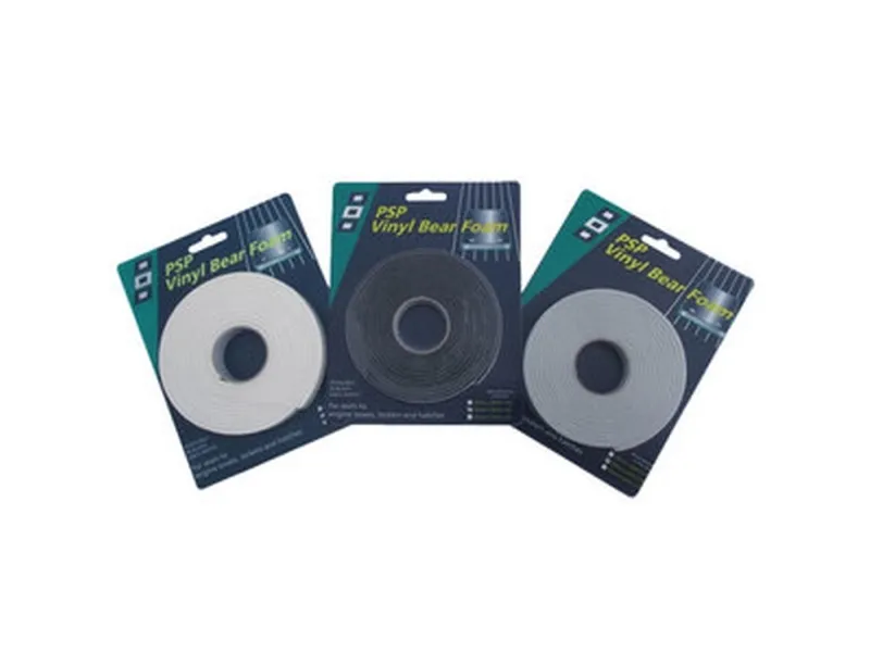 PSP skumvinyltape 6x25mmx3m hvit