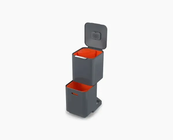 Joseph Joseph avfallsbeholder 40 l Totem Compact gjenvinningsbeholder, grafitt / Joseph Joseph