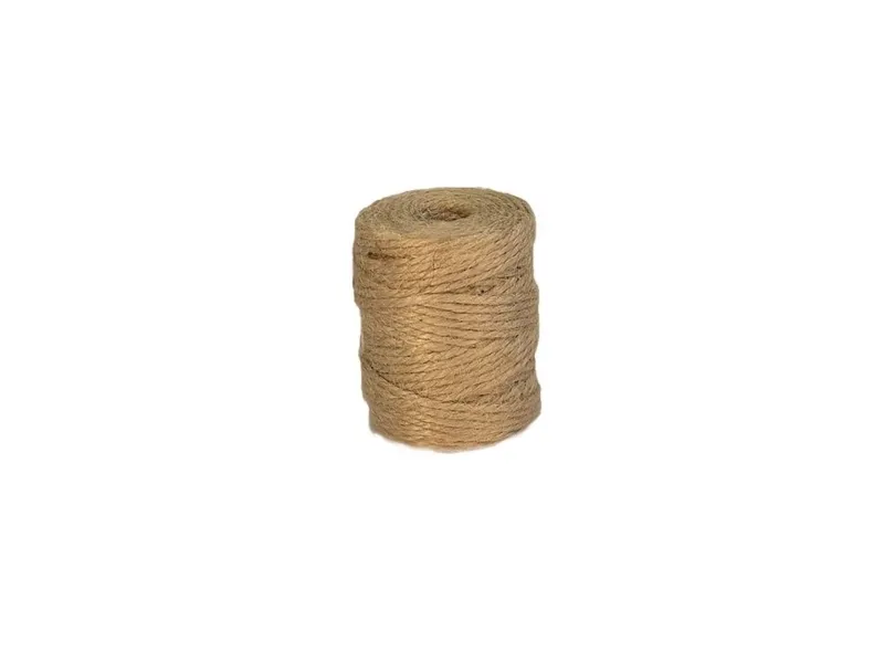 Snor, 0,2mm, rullelængde: 260.00 m, Jute gul, Rulle, rullevægt: 0.50 kg pakke a 1 rulle, 4-strands U