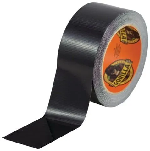 Gorilla svart gaffatape 48 mm. - 11 meter