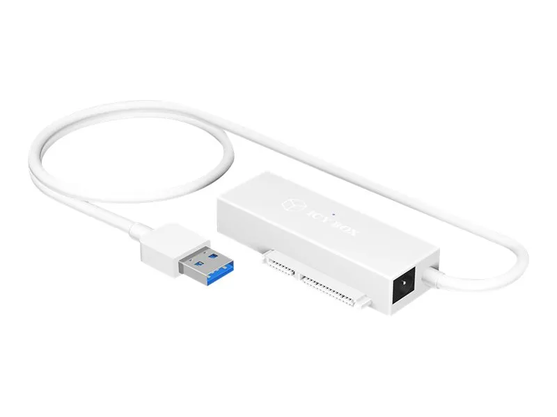 ICY BOX IB-AC705-6G - Drevkabinett - 2,5 / 3,5 delt - SATA 6Gb/s - USB 3.0 - hvit