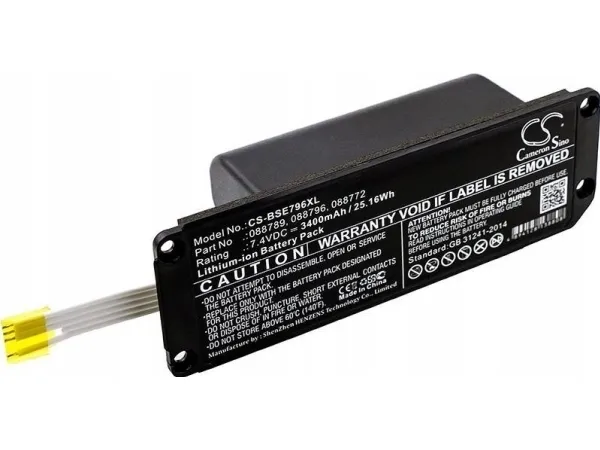 Cameron Sino-batteri 3400mAh til BOSE Soundlink Mini 2