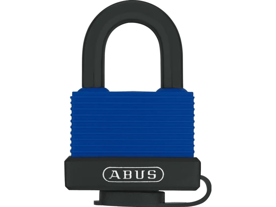 ABUS 70IB/50, Tradisjonell, Nøkkellås, Svart, Blå, Messing, Messing, U-formet