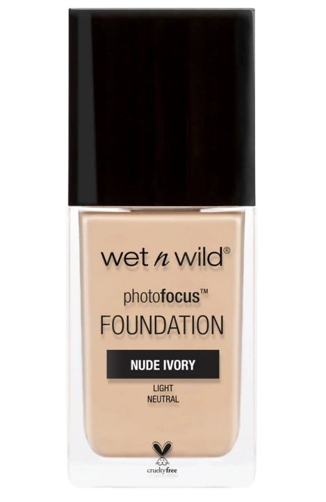 Wet N Wild Photofocus Foundation Smoothening Face Foundation Nude Ivory 30ml