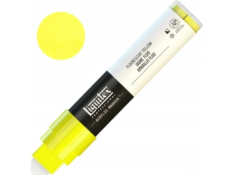 Paint Marker Wide fluorescerende gul 981