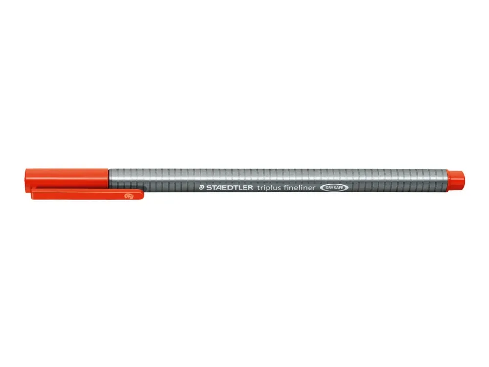 STAEDTLER triplus 334 - Fineliner - rød - vannbasert blekk - 0.3 mm - superfin