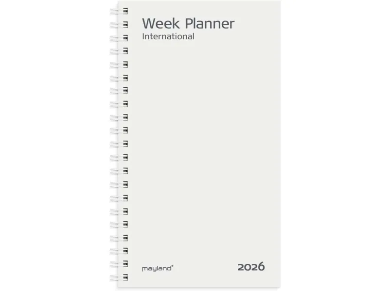 Week Planner International tværformat REFILL 2026
