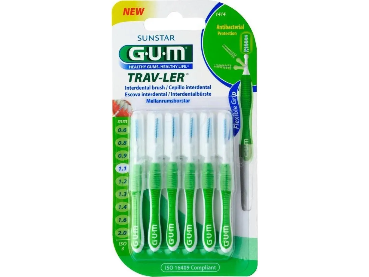 Sunstar GUM D.GUM mellomromsbørster 1414/6