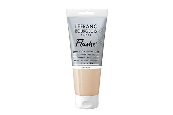 Flashe acrylic 80 ml rosa/grå