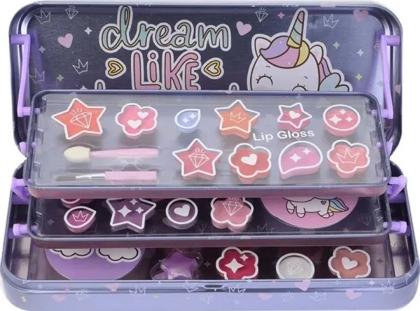 LIP SMACKER_SET Youth Color Tin kosmetikk for barn i en metallkasse