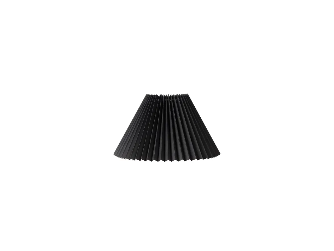 Plissegardin Emma Hacienda side 21 cm sort