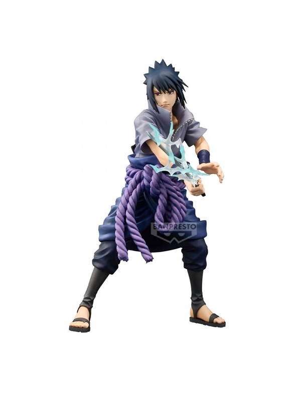 Banpresto - Naruto Shippuden Sasuke Uchiha Grandista 24 cm - Figur