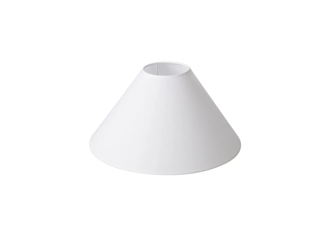 Lampeskjerm Emma Palacio H 20,5 cm hvit