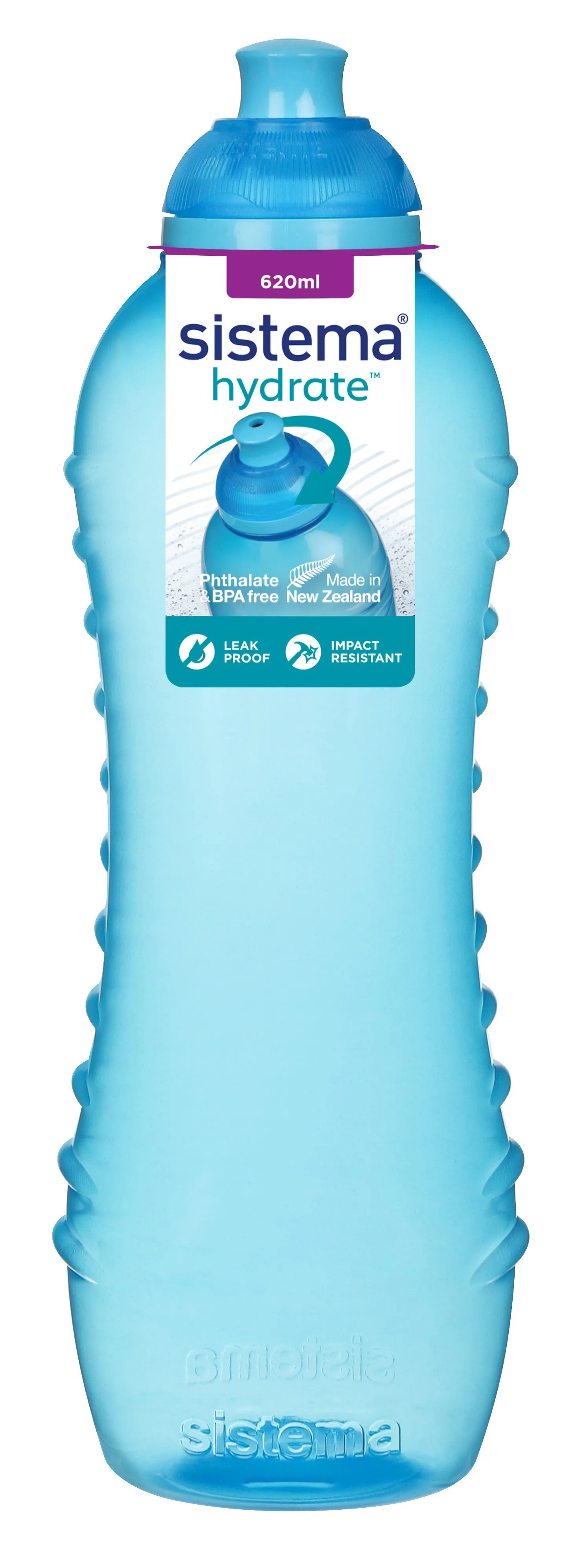 Sistema - Twist `n`sip 620 ml - Havblå