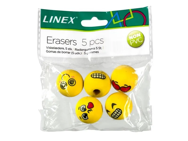 Linex 400114751, Gult, 25 mm, 25 mm, 25 mm, 5 stykker, PVC
