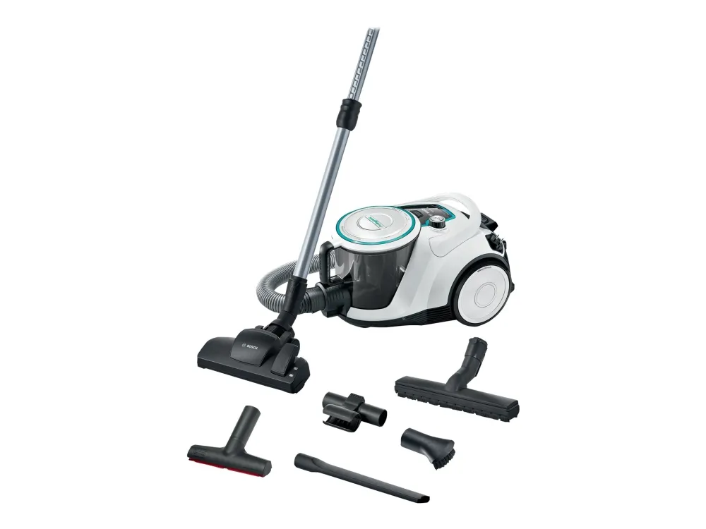 Bosch Serie | 6 ProHygienic BGC41XHYG - Støvsuger - kanister - uten pose - hvit