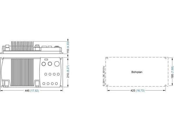 Siemens 6SL3525-0PE17-5AA1, Innendørs, Flerfarget, CE, RoHS, REACH, 210 mm, 5,7 kg, 250 mm