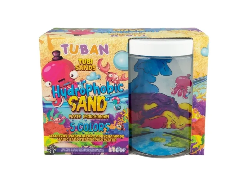TUBAN hydrofobisk sand akvariesett 5 col TU3558