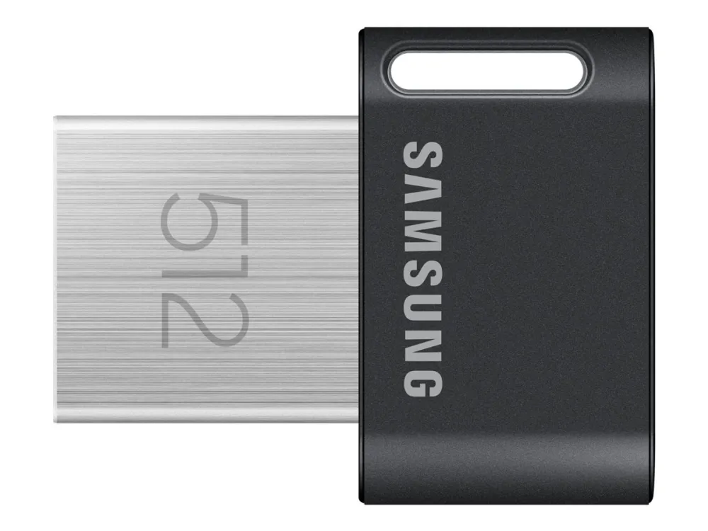 Samsung FIT Plus MUF-512AB - USB-flashstasjon - 512 GB - USB 3.2 Gen 1 - svart